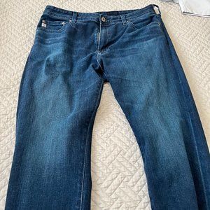 AG Adriano Goldschmied The Everett Slim Straight Denim Blue Jeans AG-ED Denim